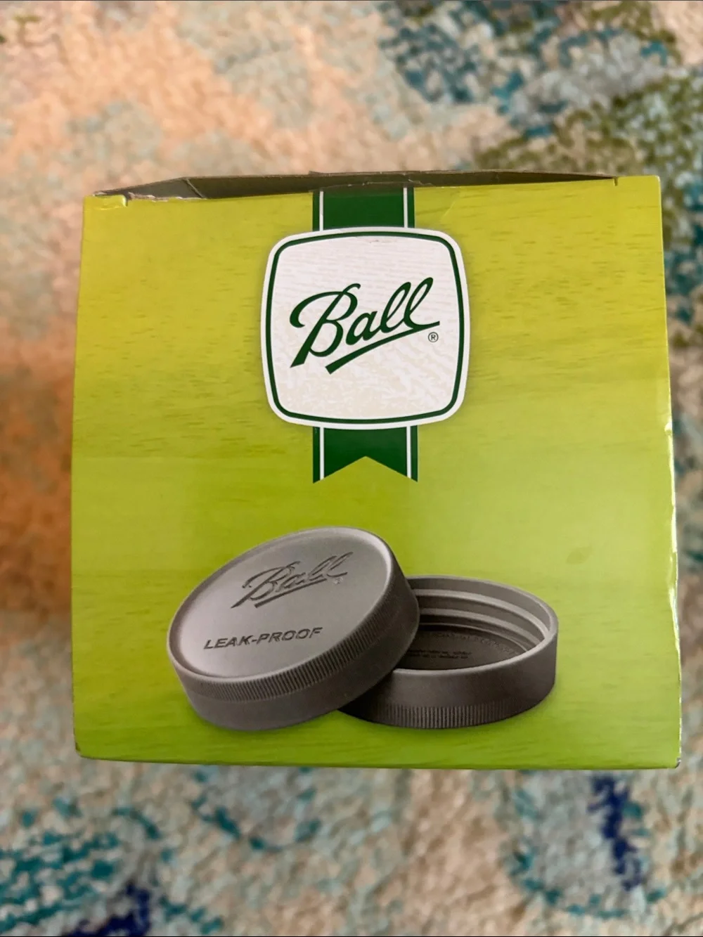 NIB - Ball Leak-Proof Lids, Wide Mouth - 6 lids